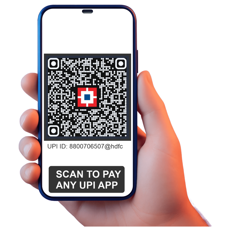 WebClixs UPI QR code - scan to pay with any UPI app