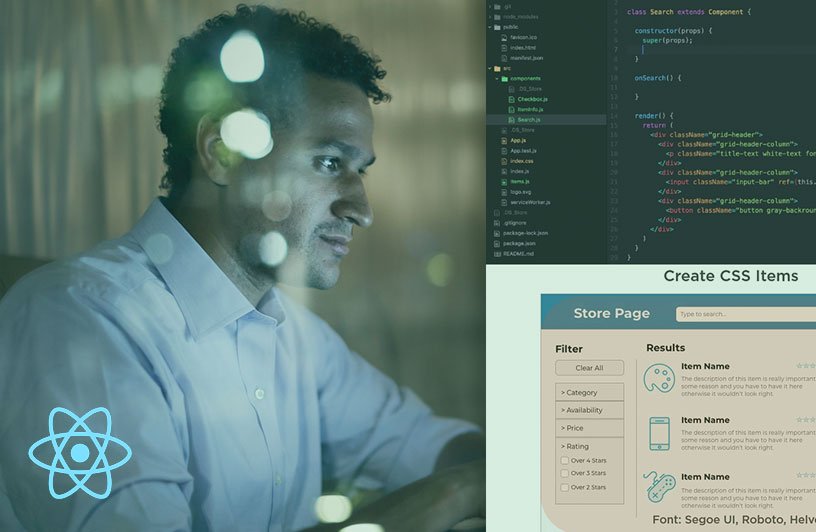 React JS web application built by WebClixs
